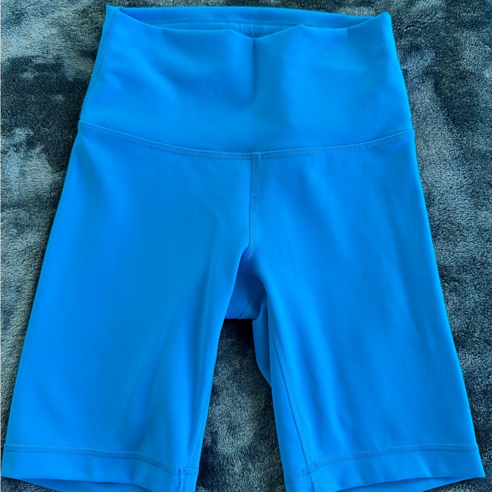 Lululemon Athletica Vibrant Blue Bike Shorts